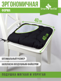 Подушка на сиденье Квадро Лайт. Размер 40*40 см. Чехол: микрофибра дублированная со спанбондом. Наполнитель: файбер. 